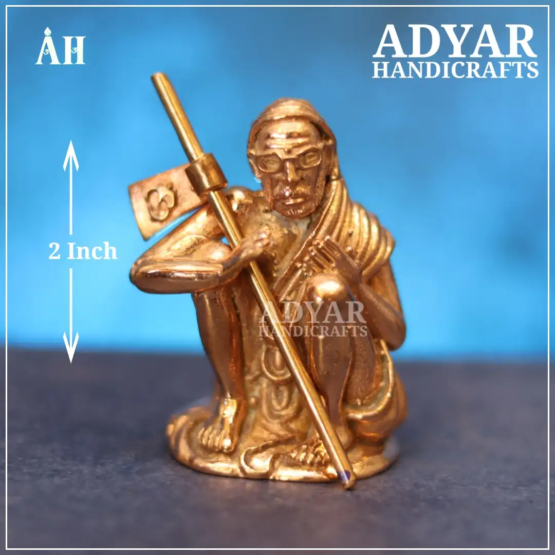 2 Inch Maha Periyava Panchalogam Idol - image 1