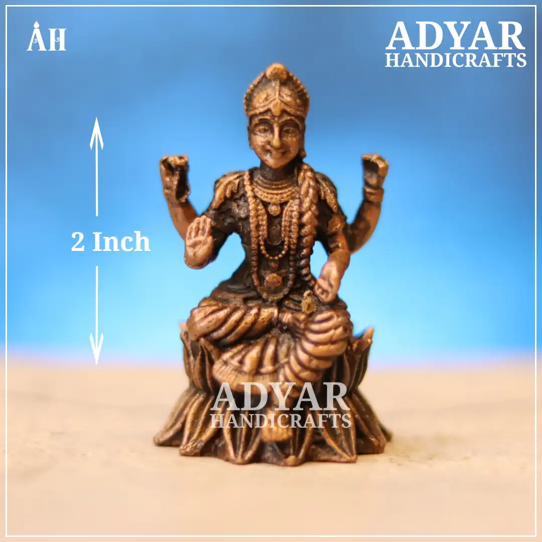 Divine Balambigai 2-Inch Copper Idol – Handmade Spiritual Home Décor - image 1