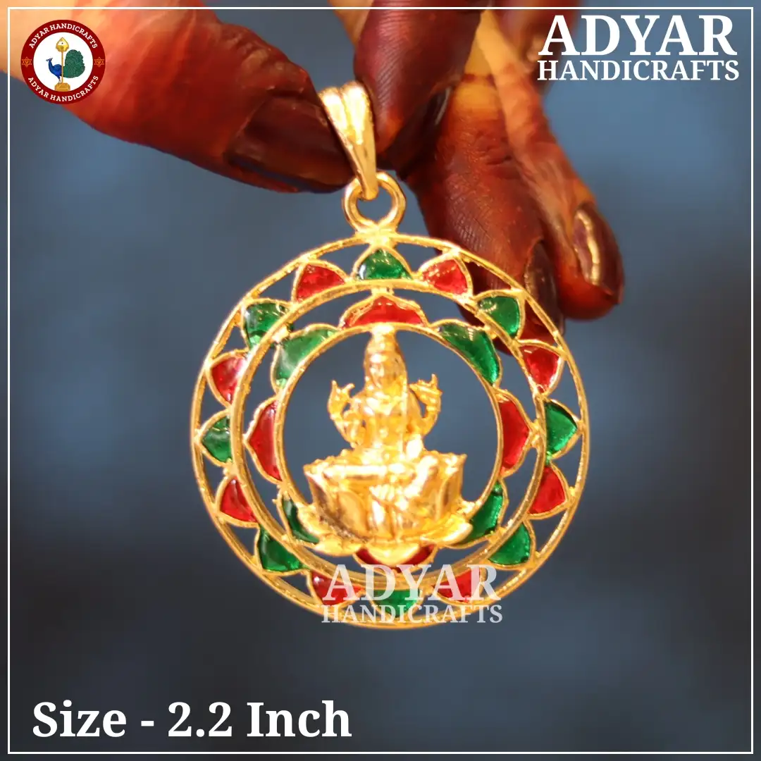 Balambigai Enamel Pendent - image 1