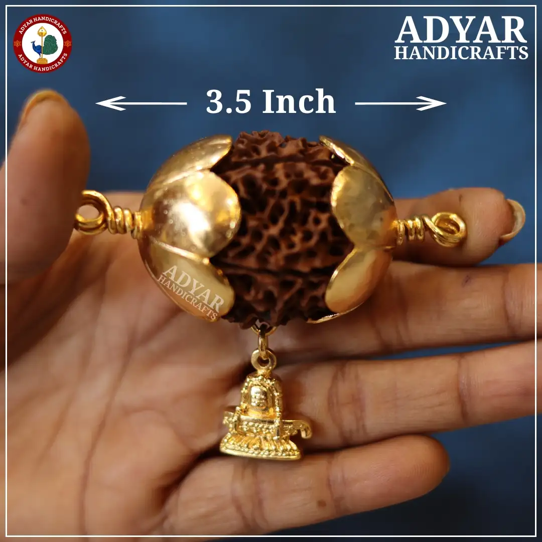 5 Face Rudraksha With Shivalingam pendent - image 1