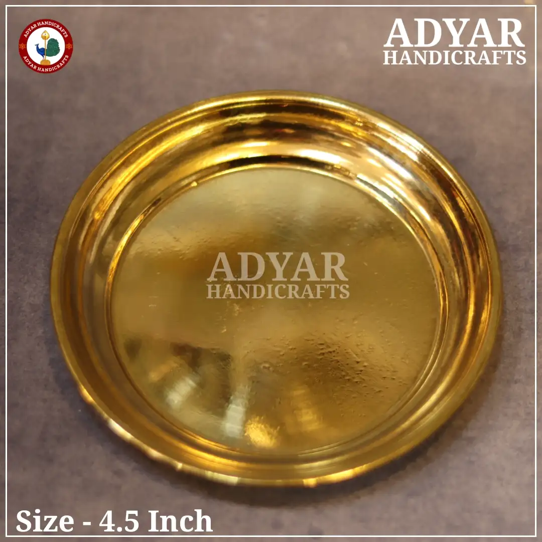 No.6 Brass Plain Plate - image 2