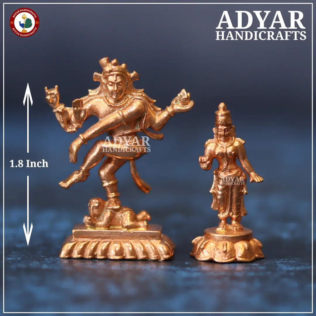 Nataraja With Sivagami Panchalogam Idol - image 1