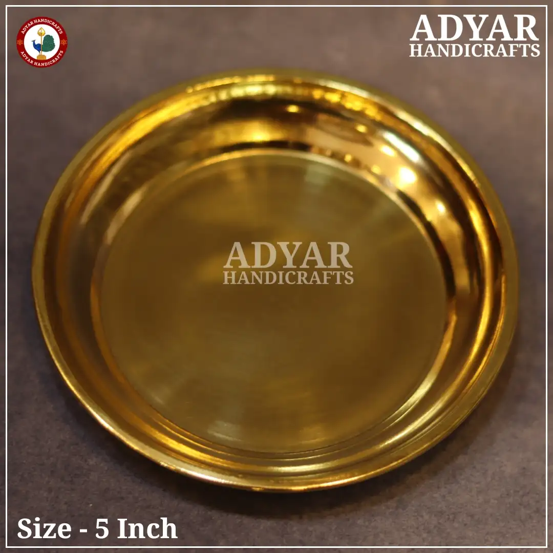 No.7 Brass Plain Plate - image 2