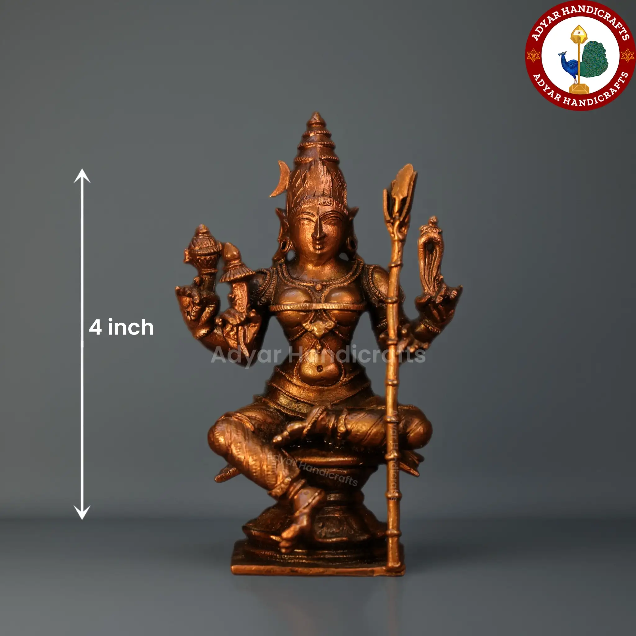 lalithambigai copper idol - image 1