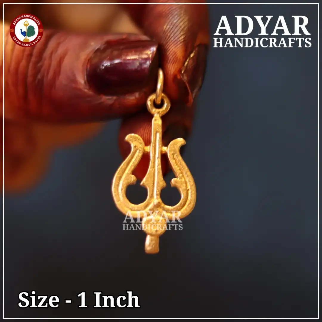 Thirisoolam Panchalogam Pendent - image 1