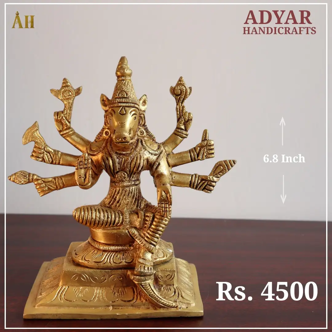 6.8 inches varahi amman statue - image 1