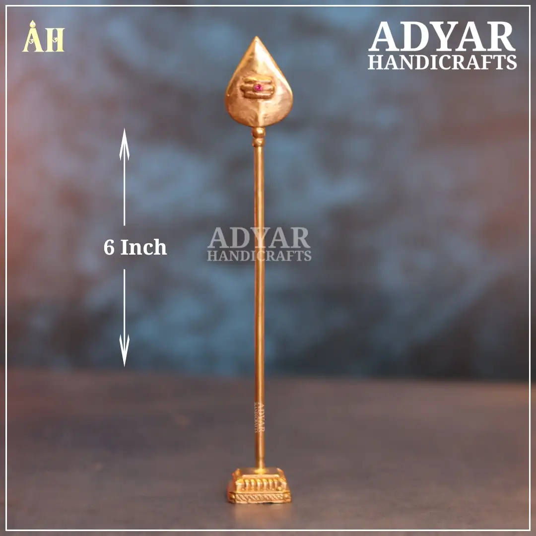 6 Inch Murugan Vel Panchalogam Vel - image 1