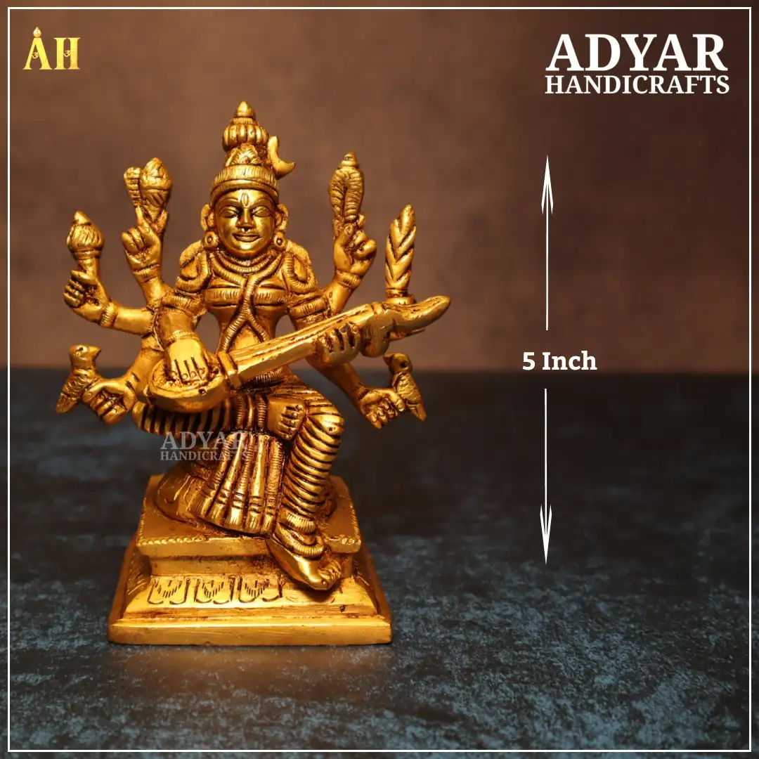 Fine Finish RajaMarthangi Brass Statue - image 1