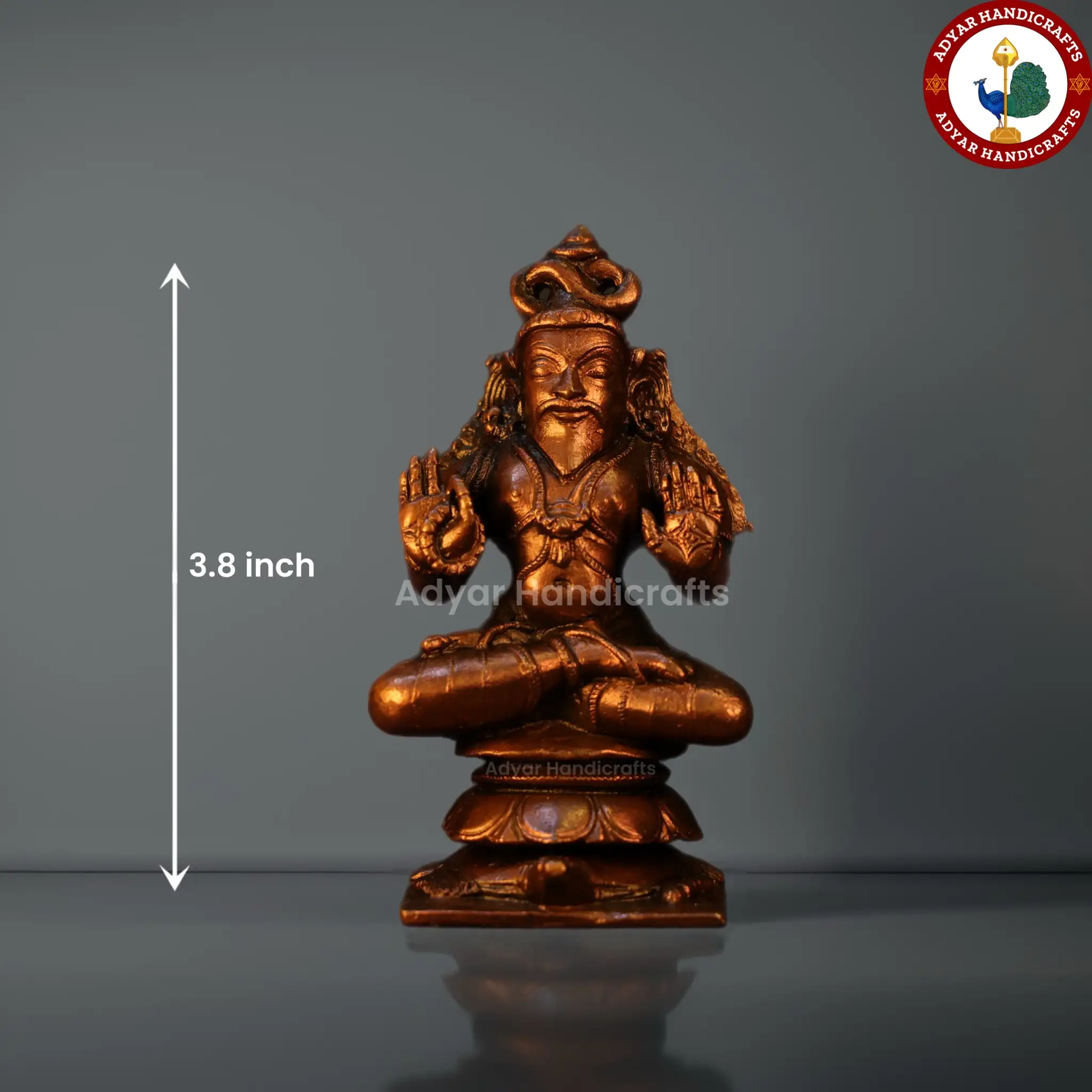 Veda Vyasa Copper Idol - image 1