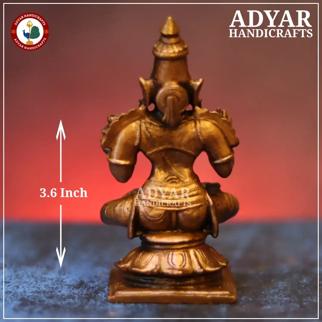 Dhanvanthri Copper Idol - image 2