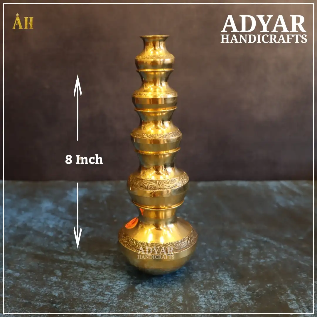 Pure Brass Lakshmi Kuberar Lucky Pot - image 1