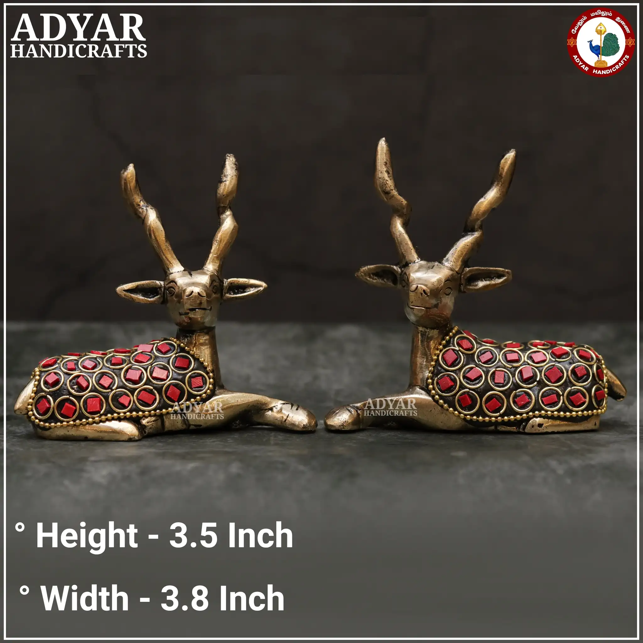 Deer Decor Idol ( Red ) - image 2