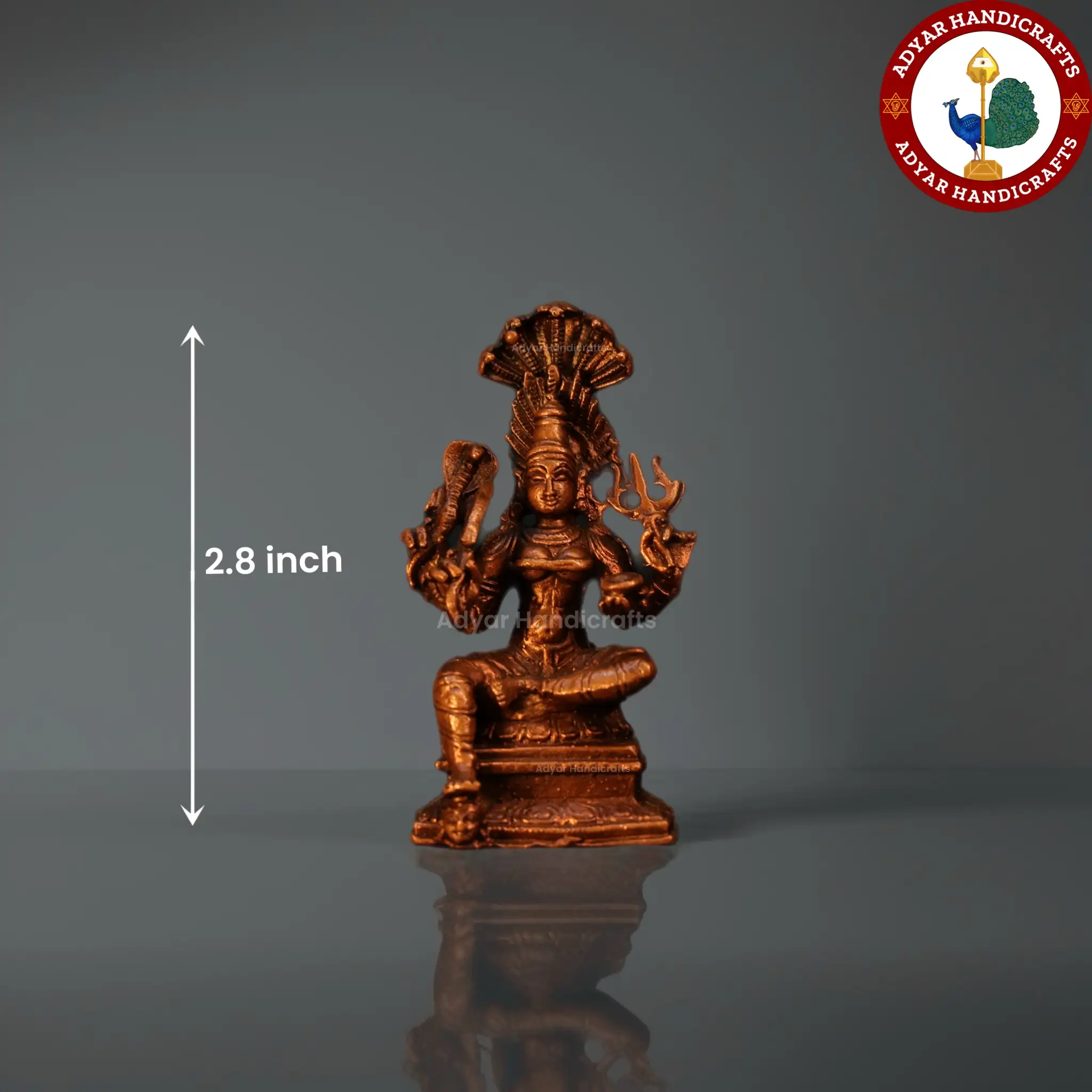 angalamman copper idol - image 1