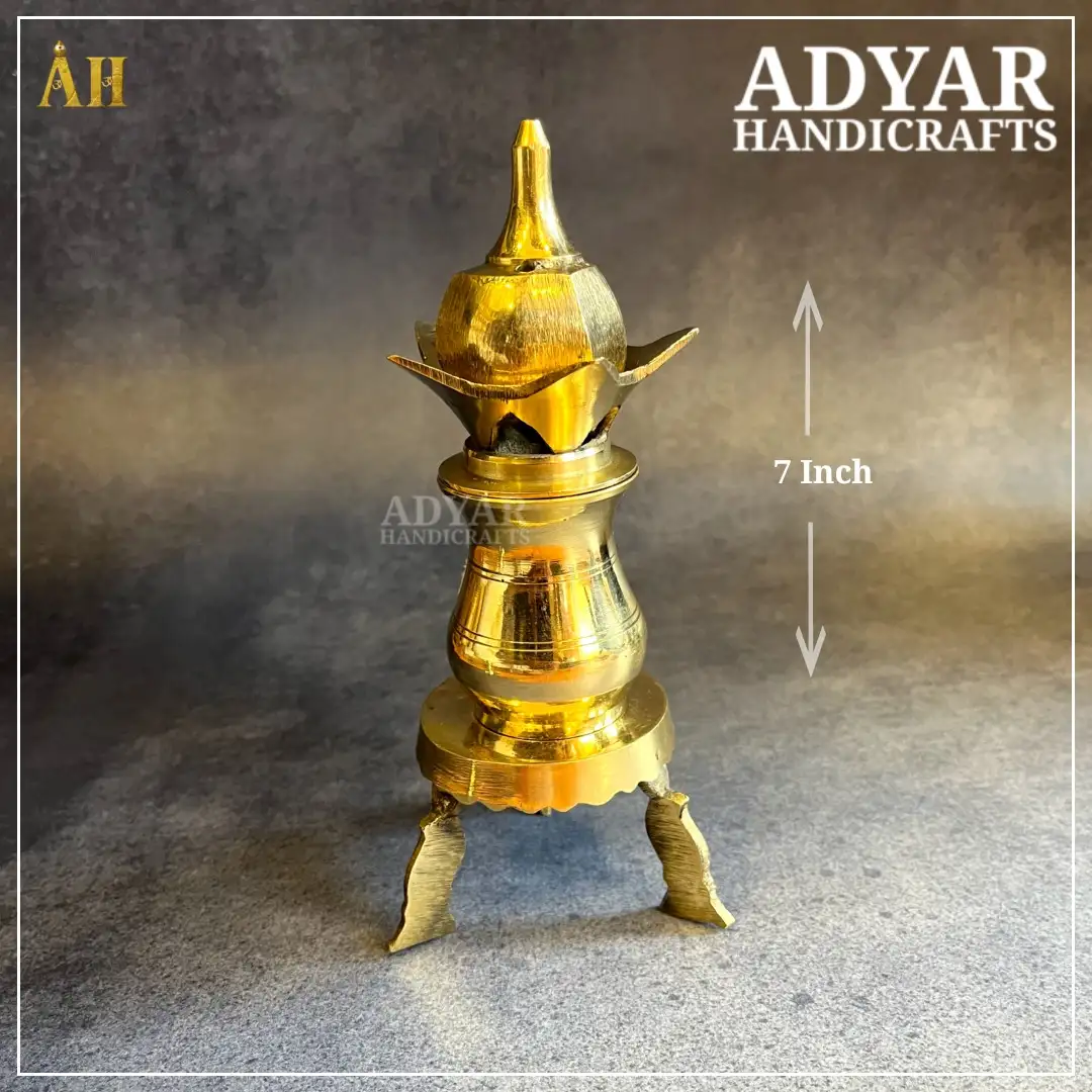 7 inch brass Nirandhara kalasam - image 1