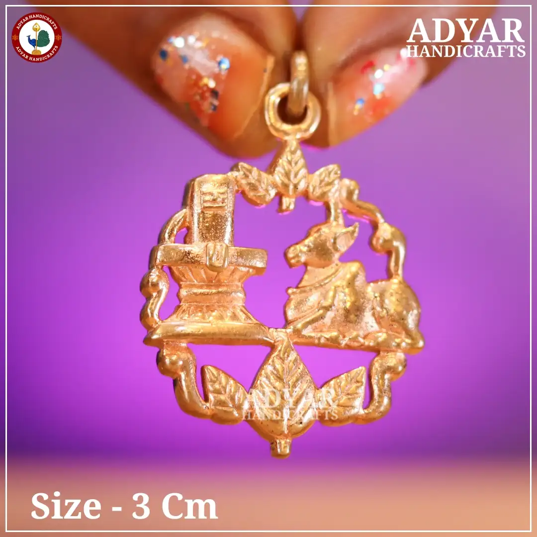 Shivalingam Nandi Vilvam Pendent - image 1