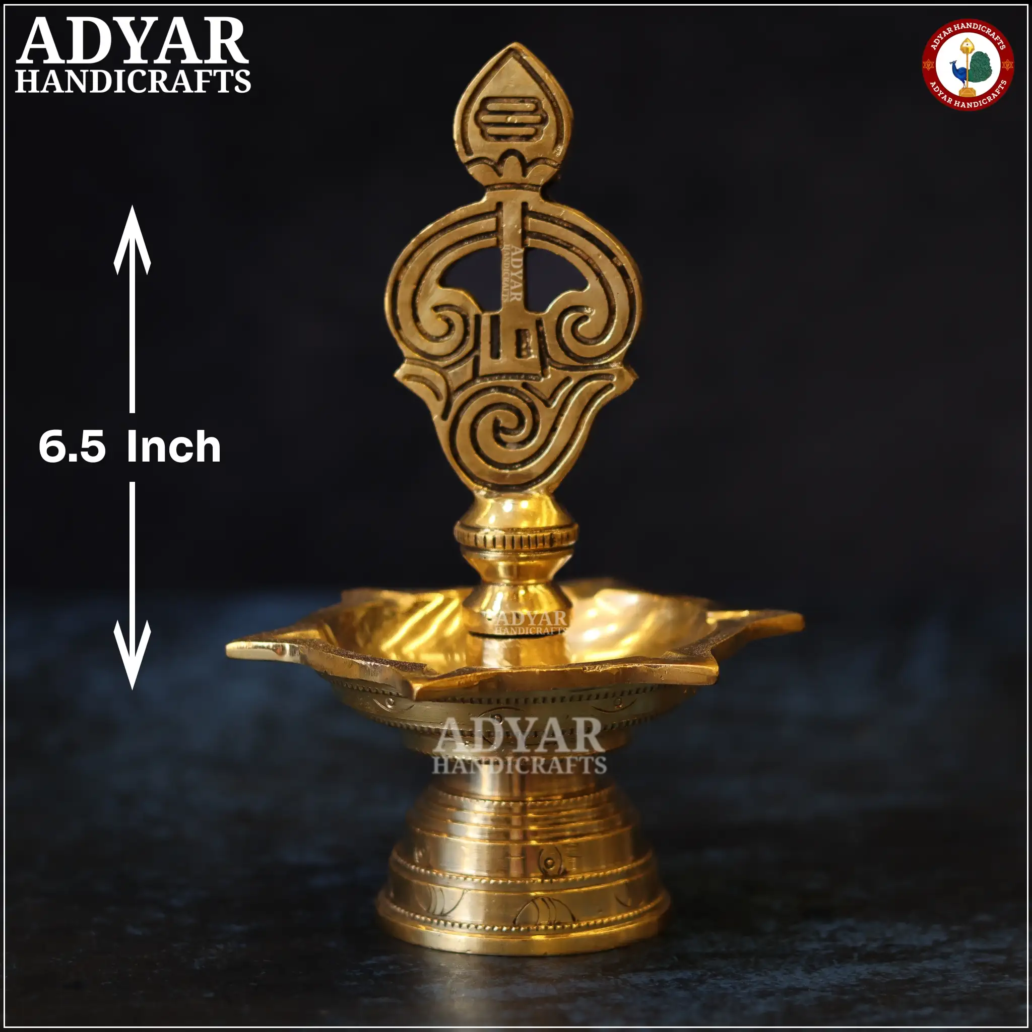 Aarumuga Vilakku with Stand - image 2