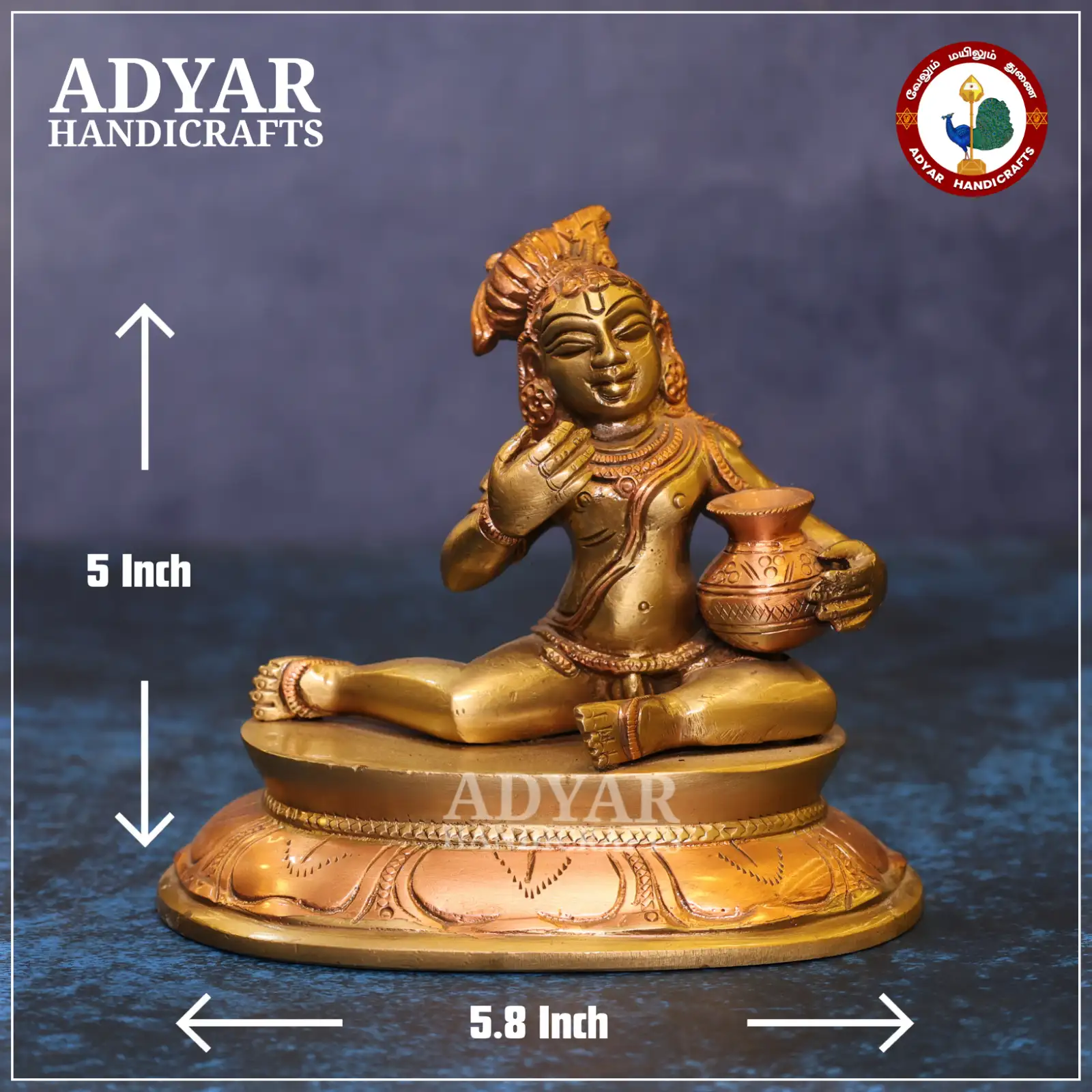 Butter Krishna Rose Gold - image 1