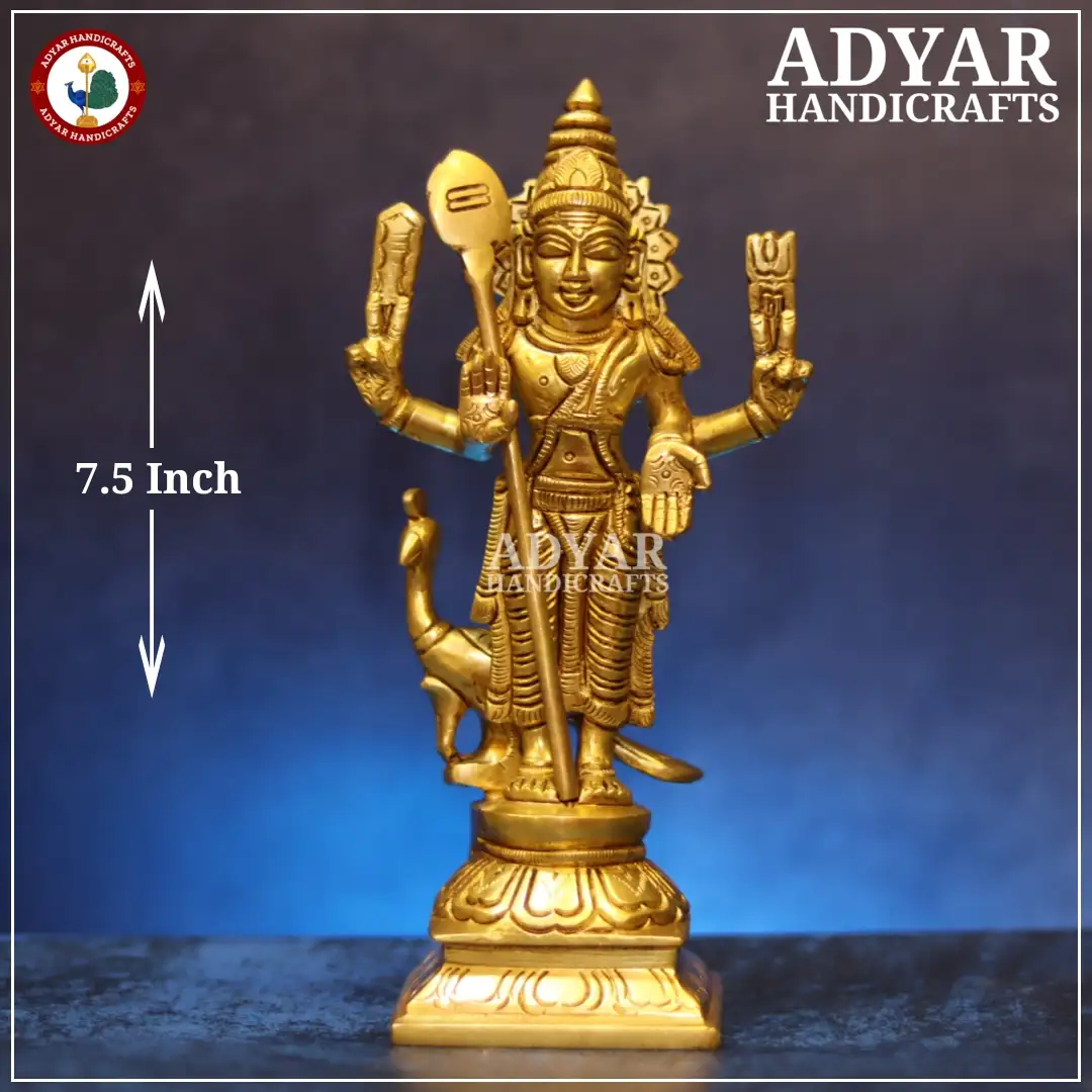 Murugan brass idol - image 1