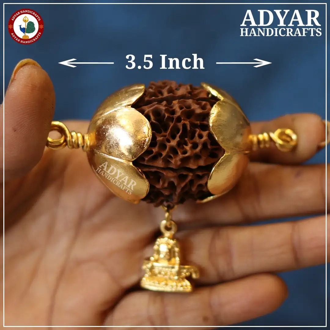 5 Face Rudraksha With Shivalingam pendent - image 2
