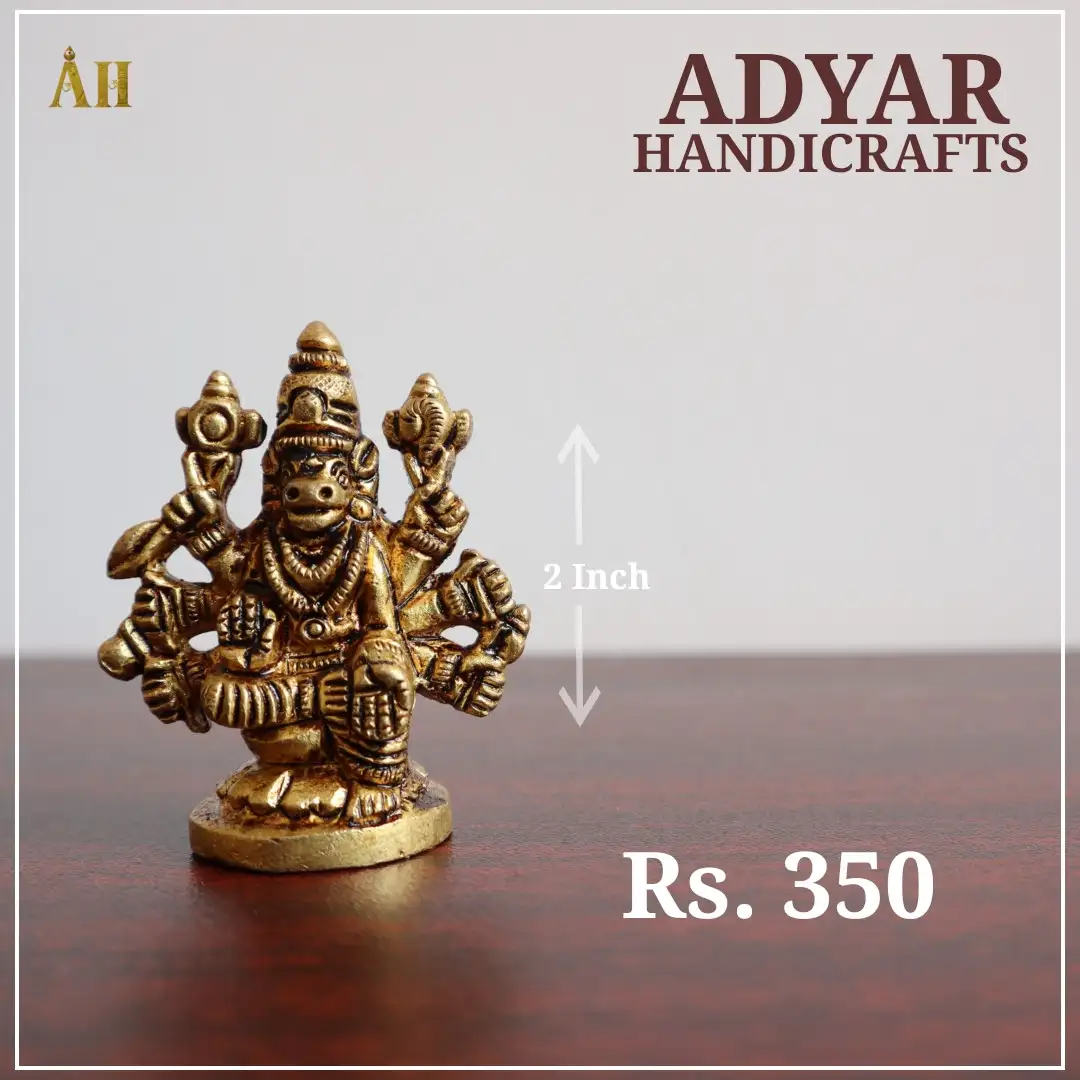 2 inch Varahi Brass Idol - image 1