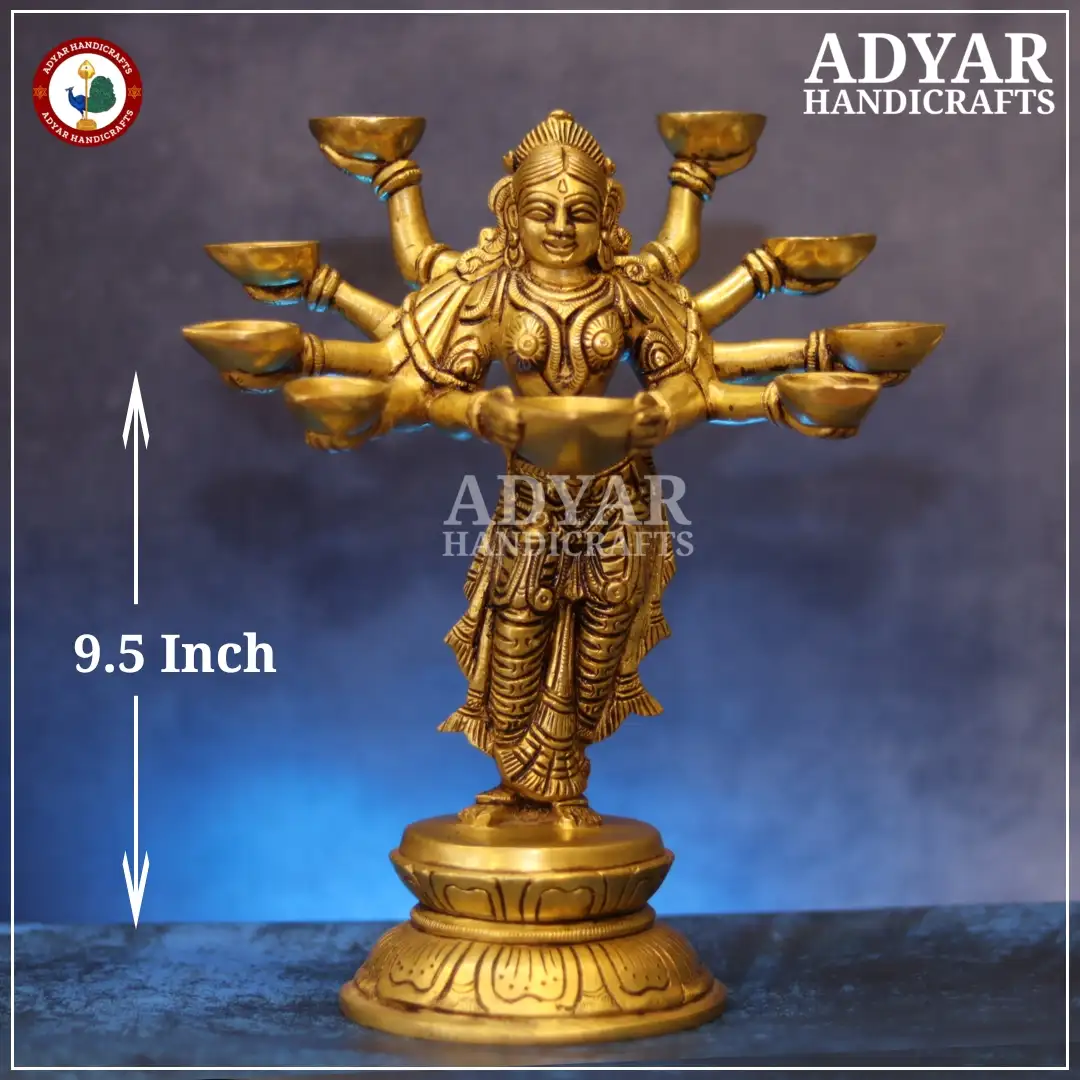 Paavai Vilakku Brass - image 1