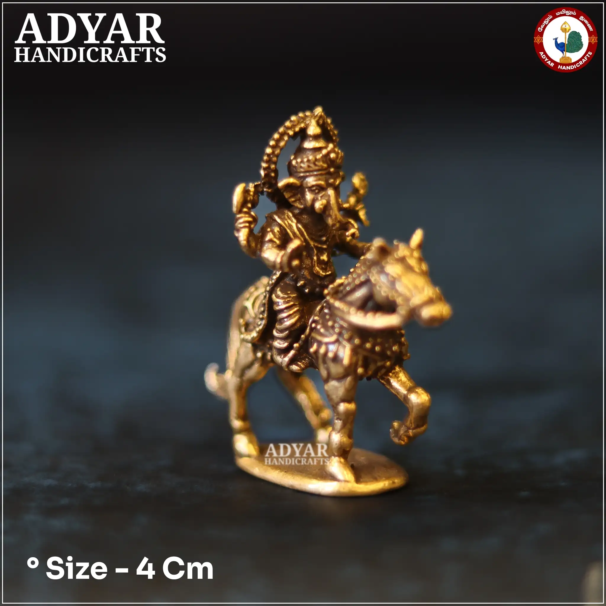 Horse Ganesha Miniature - image 1