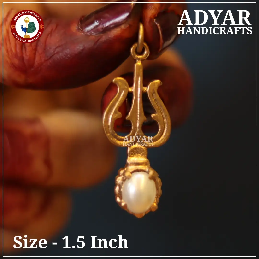 White Stone soolam Pendent - image 1