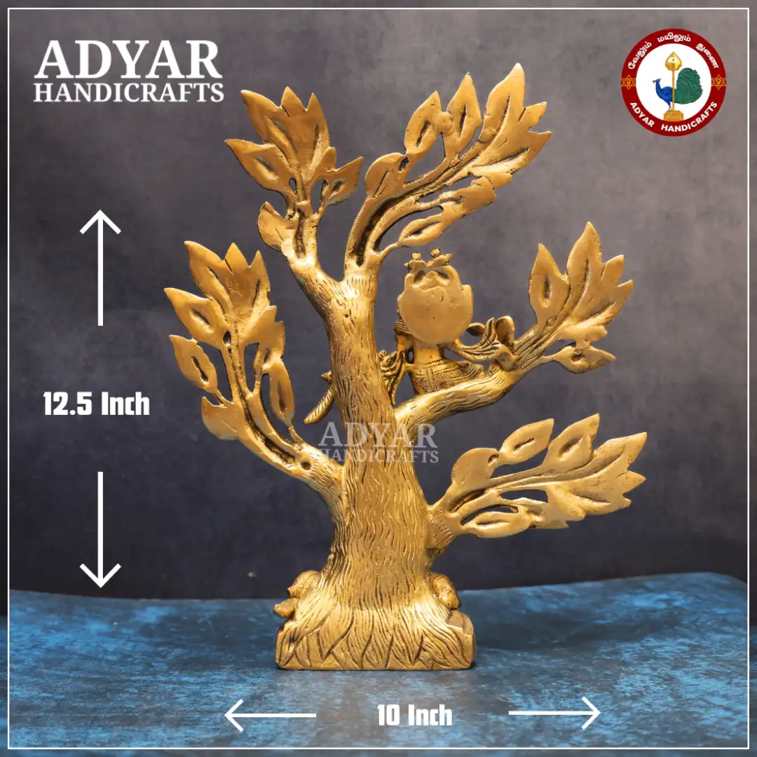 Krishna on a tree with Radha - image 2