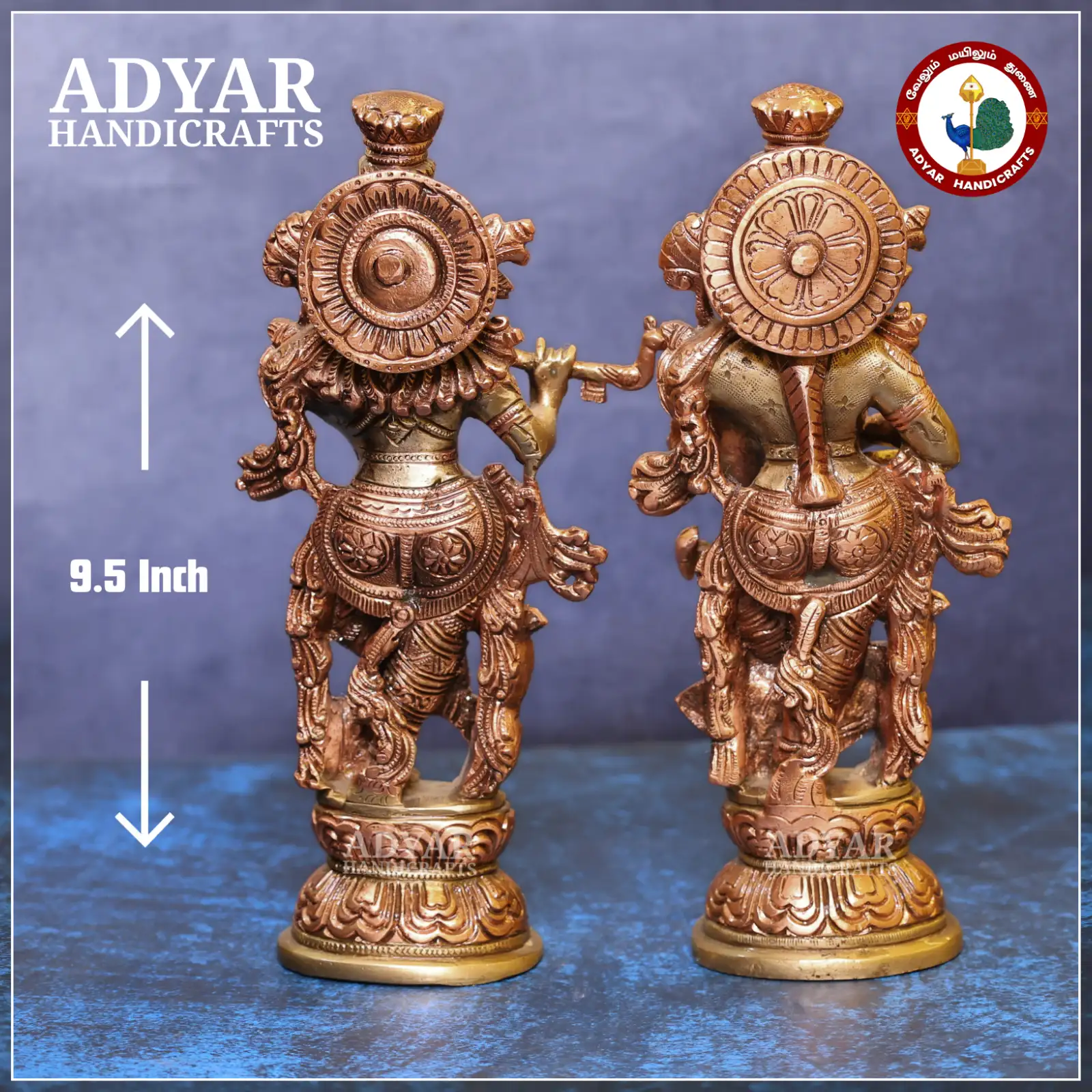 Radha Krishna rose gold - image 2