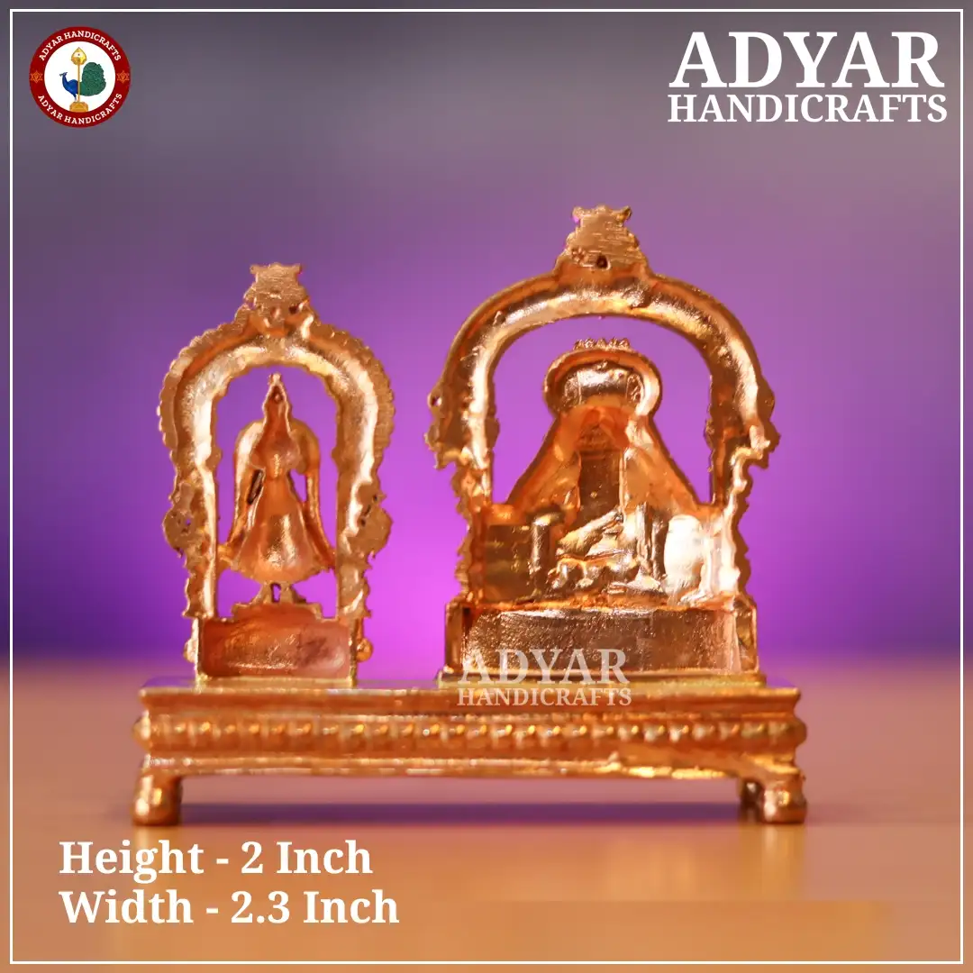 2 Inch Annamalaiyar Unnamulaiyamman Panchlogam idol - image 2