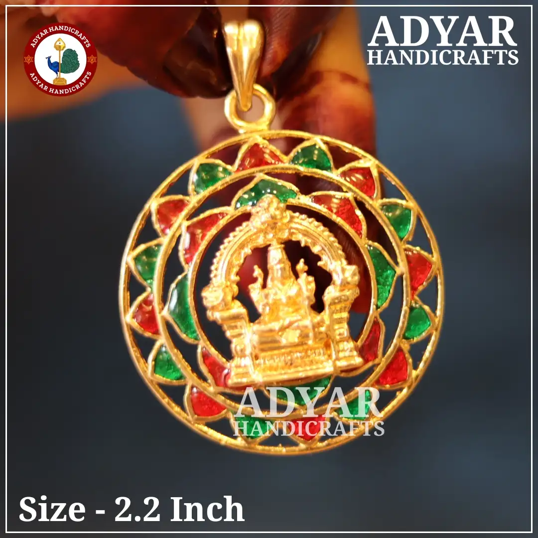 Kamakshi Pendent Enamel - image 1