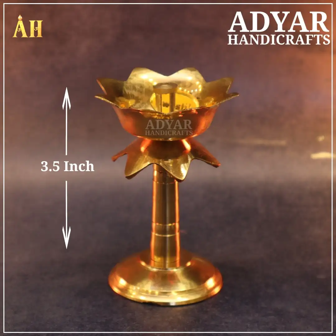3.5 Inch Pyali Deepam Brass - image 1