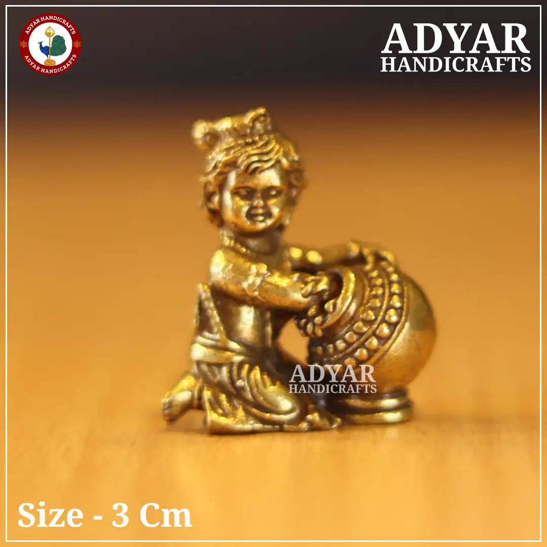 Butter Krishna miniature - image 1