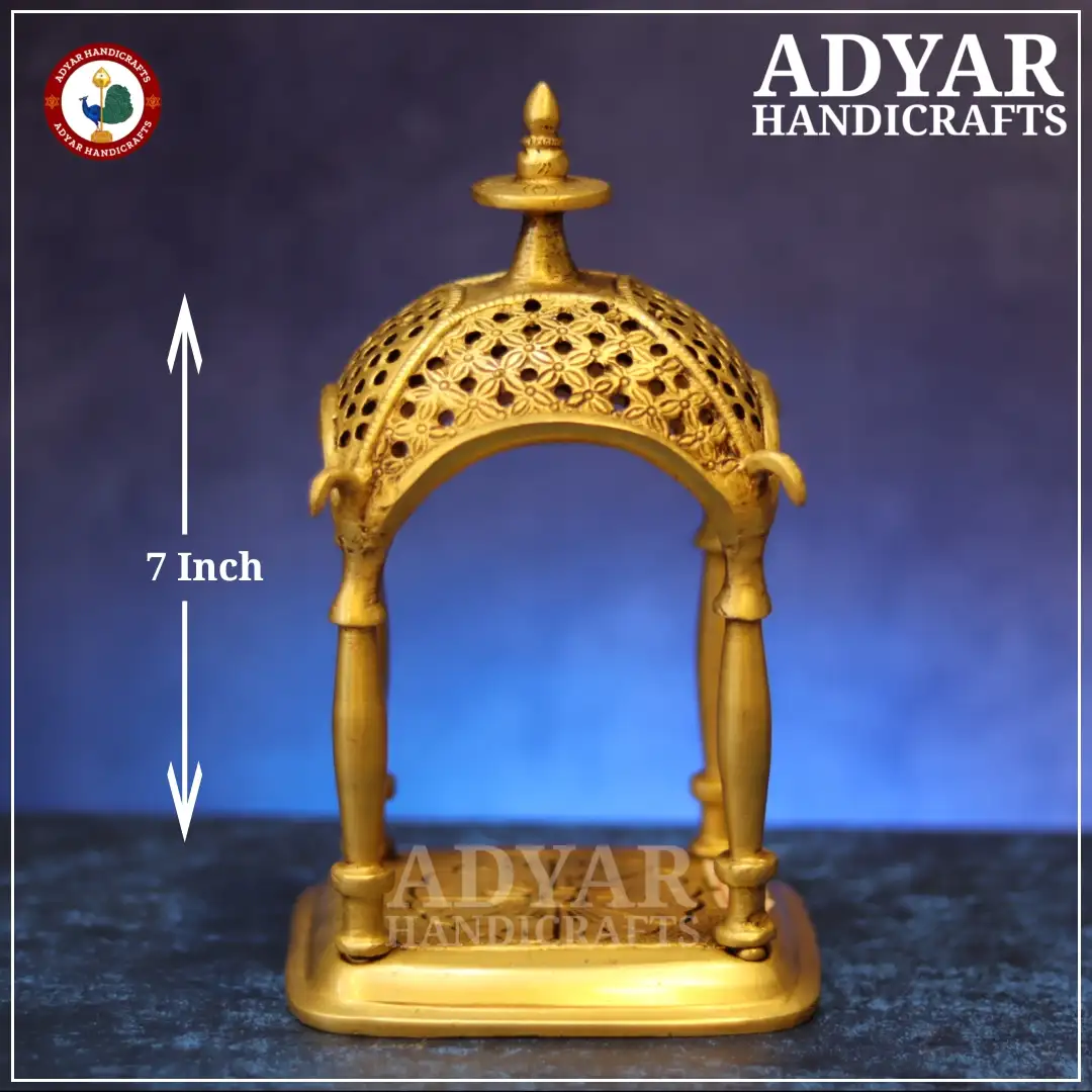 Brass Pooja Mandabam - image 1