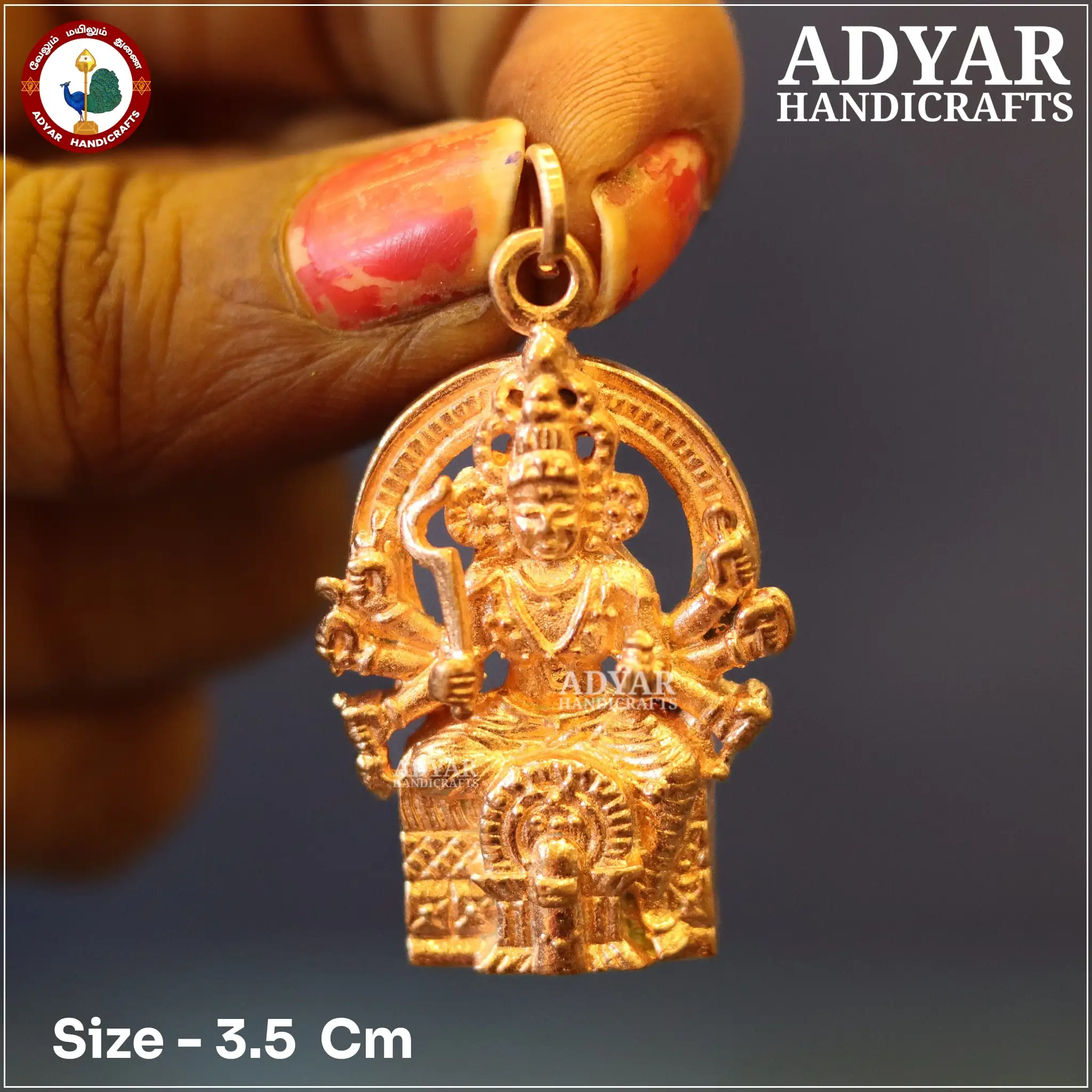 Kodungallur Bhagavathi Amman pendent - image 1