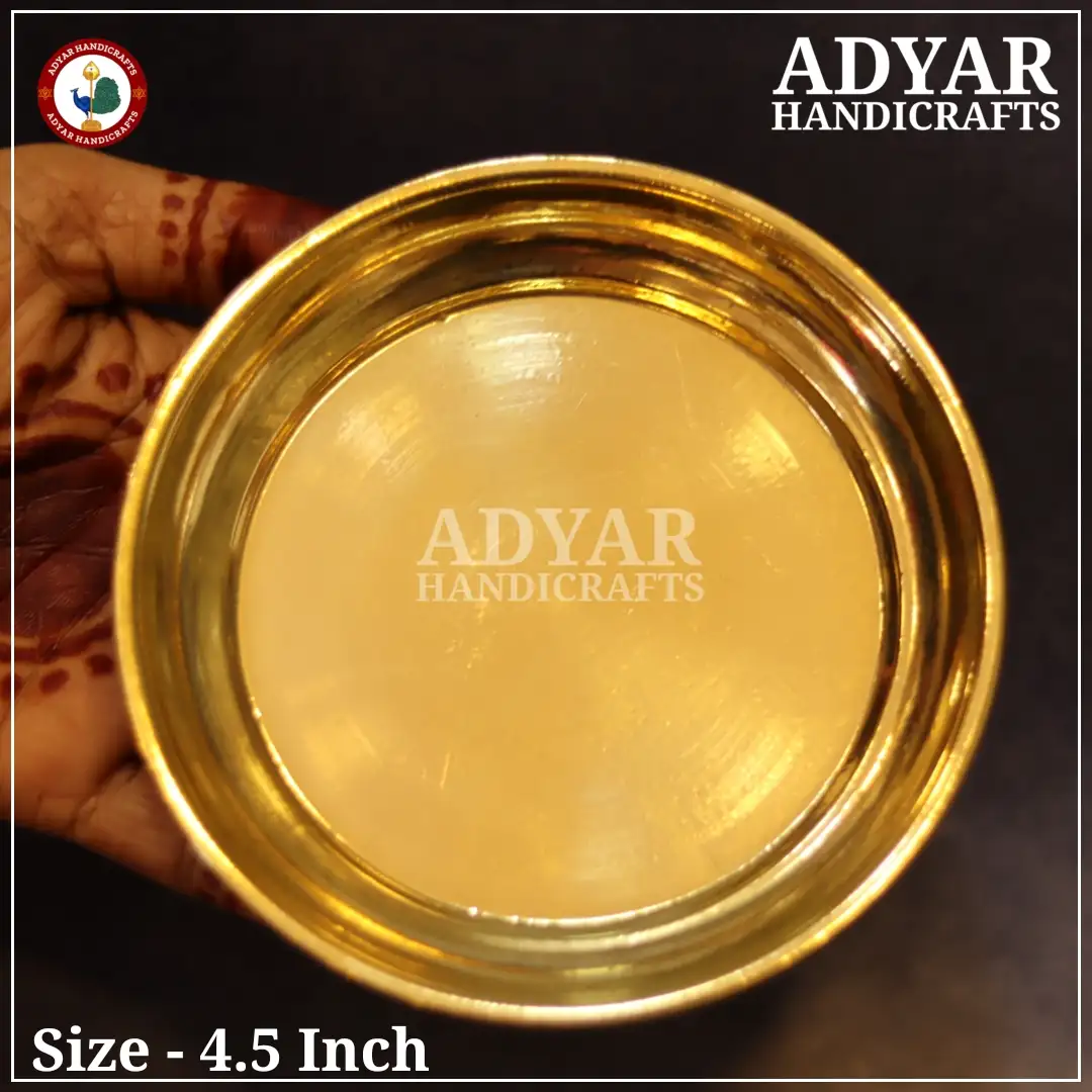 No.6 Brass Plain Plate - image 1