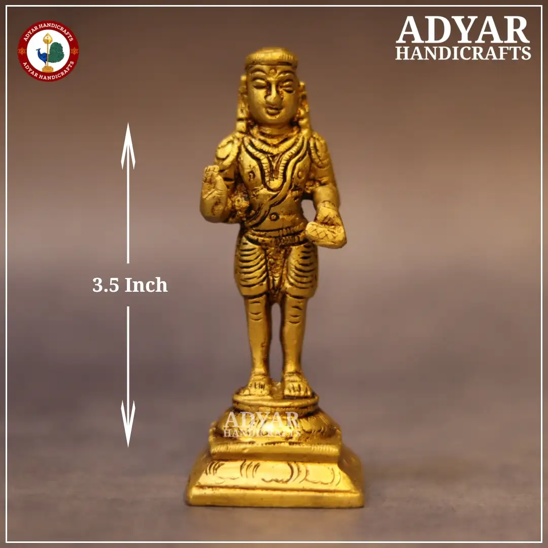 Manickavasagar Brass Idol - secondary